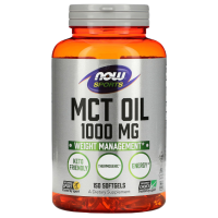 Спорт, Масло МСТ (Sports, MCT Oil) 1000 мг, Now Foods, 150 гелевых капсул